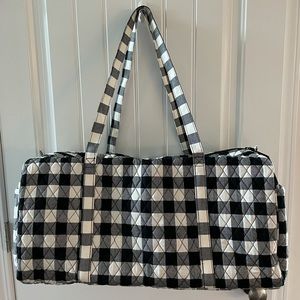 NEW Vera Bradley Buffalo Plaid large duffle bag